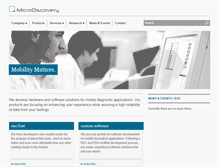 Tablet Screenshot of microdiscovery.de